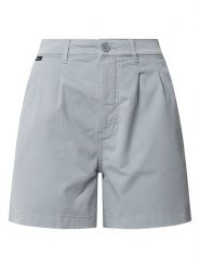 Pepe Jeans Szorty chino "Vania" - Regular fit - w kolorze niebieskoszarym rozmiar: L. Niebieskie szorty damskie Pepe Jeans, z aplikacjami, z jeansu. Za 149.31 zł.