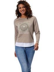 WITT WEIDEN Bluza w kolorze szarym rozmiar: 38. Szare bluzy damskie WITT WEIDEN, bez wzorów, bez kaptura. Za 60.99 zł.