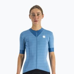 Koszulka rowerowa damska Sportful Kelly. Niebieskie koszulki damskie SPORTFUL, l, bez wzorów, bez kołnierzyka, bez ramiączek. W wyprzedaży za 203.25 zł.