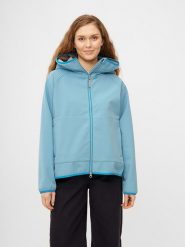Derbe Kurtka funkcyjna w kolorze błękitnym rozmiar: 36. Niebieskie kurtki sportowe damskie Derbe, m, bez wzorów, bez kaptura. Za 243.84 zł.