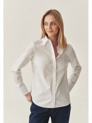 TATUUM Koszula "Erwina" w kolorze białym rozmiar: 42. Białe koszule damskie TATUUM, bez wzorów, bez kołnierzyka, bez ramiączek. Za 122.67 zł.