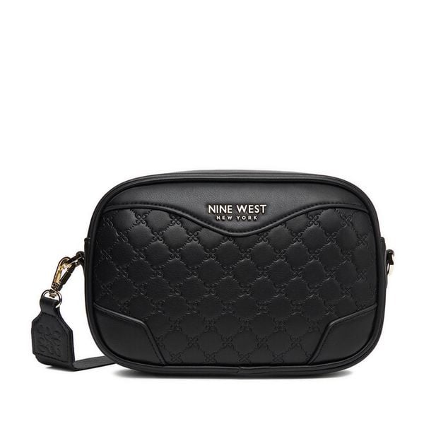 Torebka Nine West. Czarne listonoszki damskie Nine West, bez wzorów, bez dodatków. Za 199.99 zł.