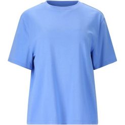 Koszulka damska Athlecia Lexy. Niebieskie bluzki damskie Athlecia, bez wzorów, bez kołnierzyka, bez ramiączek. Za 180.50 zł.