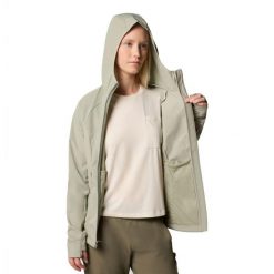 Kurtka softshellowa damska Columbia Sweet As III z kapturem. Zielone kurtki damskie Columbia, m, bez wzorów, z softshellu, z kapturem. Za 329.99 zł.