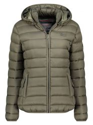 Geographical Norway Kurtka pikowana "Atichoko" w kolorze khaki rozmiar: XXL. Brązowe kurtki damskie Geographical Norway, xxl, bez wzorów, bez kaptura. Za 131.43 zł.