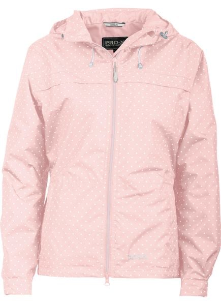 Damska kurtka funkcjonalna Pro-X Elements Lucie. Czerwone kurtki damskie PRO-X ELEMENTS, bez wzorów, z materiału, bez kaptura. Za 439.45 zł.