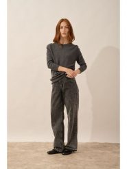 Just Cashmere Kaszmirowy sweter "Janice" w kolorze antracytowym rozmiar: XL. Czarne swetry klasyczne damskie Just Cashmere, xl, z kaszmiru, bez kołnierzyka. Za 338.21 zł.