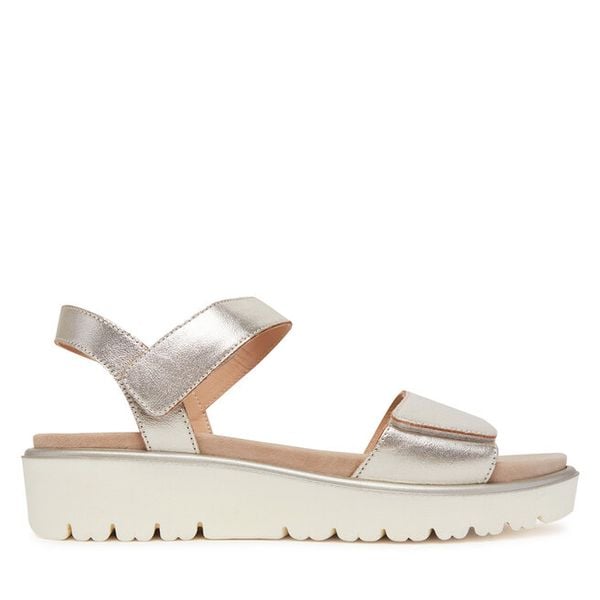 Sandały Ara. Białe sandały damskie Ara, bez wzorów, bez obcasa, na koturnie, bez zapięcia. Za 379.99 zł.