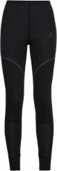 Spodnie termoaktywne damskie Odlo Active X-Warm Eco. Czarne spodnie sportowe damskie ODLO, na zimę, l, bez wzorów, z elastanu, z podwyższonym stanem, narciarskie. Za 299.99 zł.