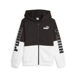 Puma Bluza Power Colorblock Fz Fl 67634601. Czarne bluzy damskie Puma, m, z aplikacjami, z bawełny, bez kaptura. Za 164.99 zł.