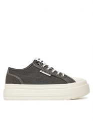 Tommy Jeans Sneakersy Tjw Foxing Flatform Lc EN0EN02736 Czarny. Czarne obuwie sportowe damskie Tommy Jeans, z jeansu, bez zapięcia. Za 239.99 zł.
