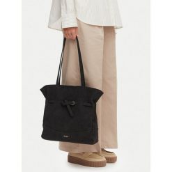 Torebka JENNY. Czarne shopper bag Jenny, bez wzorów, bez dodatków. Za 149.99 zł.