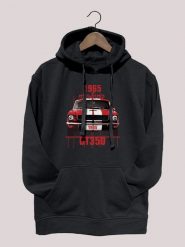 Ford Mustang — bluza (Rozmiar: M; Kolor bluzy: czarny; Rodzaj nadruku: Mustang). Czarne bluzy niemowlęce nikiniki, bez wzorów, z bawełny, bez kołnierzyka, bez ramiączek, z kapturem. Za 159.00 zł.