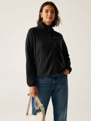 Regatta Kurtka polarowa "Frankie" w kolorze czarnym rozmiar: 44. Czarne kurtki damskie Regatta, bez wzorów, z polaru, bez kaptura. Za 106.13 zł.