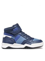 Geox Sneakersy J Perth Boy J367RF 054FU C4250 M Granatowy. Niebieskie buty sportowe chłopięce Geox, ze skóry, bez zapięcia. Za 224.99 zł.