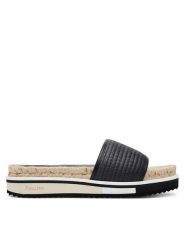 Pollini Espadryle SA28295G0MTN100A Czarny. Czarne espadryle damskie Pollini, bez wzorów, z tworzywa sztucznego, bez obcasa. Za 799.99 zł.