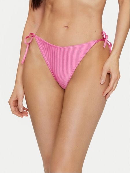 Calvin Klein Swimwear Dół od bikini KW0KW02390 Różowy. Czerwone bikini Calvin Klein Swimwear, bez wzorów. Za 239.99 zł.
