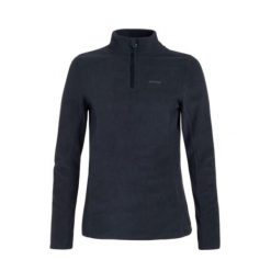 Koszulka damska Protest MUTEZ 1/4 zip. Czarne koszulki damskie Protest, bez wzorów, bez kołnierzyka, bez ramiączek. Za 190.00 zł.