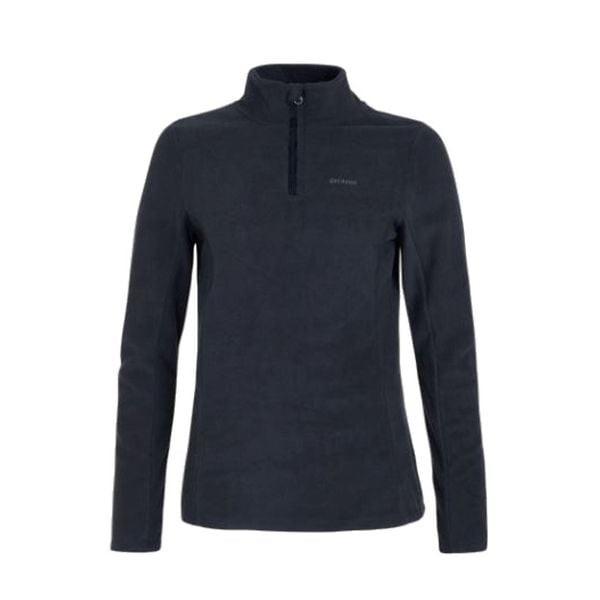 Koszulka damska Protest MUTEZ 1/4 zip. Czarne koszulki damskie Protest, bez wzorów, bez kołnierzyka, bez ramiączek. Za 198.50 zł.