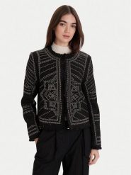 Morgan Marynarka 252-VCLIKY Czarny. Czarne marynarki i żakiety damskie Morgan, bez wzorów, z syntetyku. Za 549.99 zł.