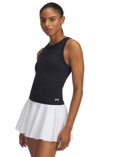 Under Armour Top sportowy "Motion" w kolorze czarnym rozmiar: L. Czarne koszulki sportowe damskie Under Armour, l, bez wzorów, bez ramiączek, outdoorowe. Za 136.45 zł.