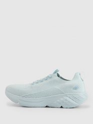4F Niskie sneakersy sportowe VELOCORE damskie - niebieskie 37. Niebieskie obuwie sportowe treningowe 4F, z dzianiny. Za 299.99 zł.