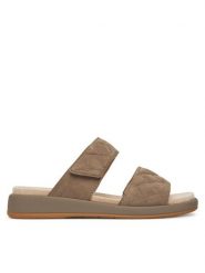 Caprice Klapki 9-27204-44 Brązowy. Brązowe klapki damskie Caprice, bez wzorów, ze skóry, bez obcasa, bez zapięcia. Za 150.99 zł.