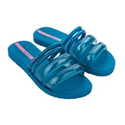 Klapki dla kobiet Ipanema PUFFER TIRAS FEM. Niebieskie klapki damskie Ipanema, bez wzorów, bez obcasa, bez zapięcia. Za 94.99 zł.