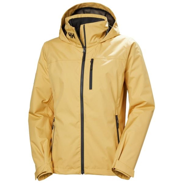 Damska kurtka wodoodporna Helly Hansen Crew Midl 2.0. Brązowe kurtki damskie Helly Hansen, na lato, s, bez wzorów, z polaru, bez kaptura. Za 760.50 zł.