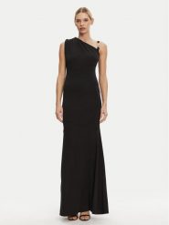 ARTIGLI Sukienka wieczorowa ACAB000824 Czarny Regular Fit. Czarne sukienki damskie Artigli, bez wzorów, z syntetyku, wizytowe, bez ramiączek. Za 329.99 zł.