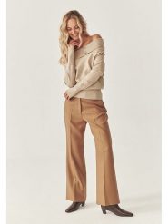 TATUUM Sweter "Luisa" w kolorze beżowym rozmiar: M. Brązowe swetry klasyczne damskie TATUUM, m, bez kołnierzyka. Za 149.31 zł.