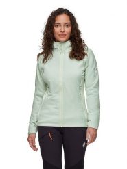 Mammut Kurtka funkcyjna "Rime Light IN" w kolorze zielonym rozmiar: XL. Zielone kurtki sportowe damskie Mammut, xl, bez wzorów, z materiału, bez kaptura. Za 549.95 zł.