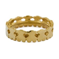 Pierścionek TOUS. Żółte pierścionki damskie tous, złote. Za 499.99 zł.