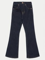 Guess Jeansy J3YA03 D52V0 Granatowy Regular Fit. Niebieskie jeansy dziewczęce Guess, z aplikacjami, z bawełny. Za 179.99 zł.