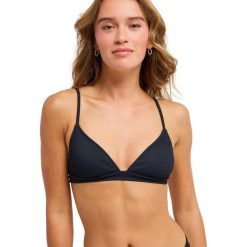 Trójkątny stanik bikini damski ROXY LOVE. Szare bikini Roxy, bez wzorów, z elastanu. Za 169.99 zł.