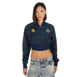 Kurtka Errea Naz. Italia Volley Bluza Crop Ad Damskie. Zielone bluzy damskie ERREA, m, bez wzorów, z materiału, bez kaptura. Za 381.99 zł.
