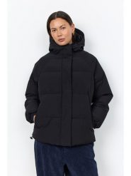 Soyaconcept Kurtka przejściowa "Habib" w kolorze czarnym rozmiar: XL. Czarne kurtki damskie Soyaconcept, xl, bez wzorów, bez kaptura. Za 209.95 zł.