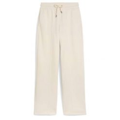 Spodnie Puma Class Comfort Pinnacle High-Waist Straight Pa Damskie. Białe spodnie sportowe damskie Puma, m, bez wzorów, z bawełny, z podwyższonym stanem, do biegania. Za 267.99 zł.