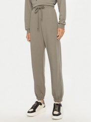 Max Mara Leisure Spodnie dresowe Pirano 2426786088 Beżowy Regular Fit. Brązowe spodnie dresowe damskie Max Mara Leisure, s, bez wzorów, z dresówki. Za 449.99 zł.