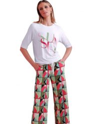 Heine Bluzka w kolorze białym rozmiar: 40. Białe bluzki damskie Heine, bez wzorów, bez kołnierzyka, bez ramiączek. Za 56.99 zł.