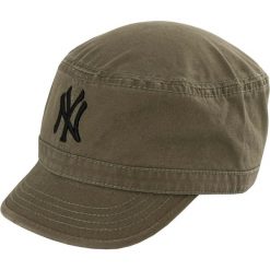 Unisex Zielona Militarny Czapka NY z Bawełny. Brązowe czapki z daszkiem damskie New Era, bez wzorów, z bawełny. Za 175.99 zł.