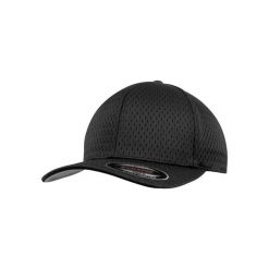 Czapka Flexfit athletic meh. Czarne czapki damskie FLEXFIT, bez wzorów, z materiału. Za 84.65 zł.