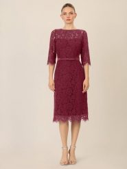 APART Sukienka w kolorze bordowym rozmiar: 38. Czerwone sukienki damskie Apart, bez wzorów, z koronki, bez ramiączek. Za 295.99 zł.