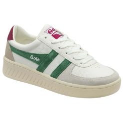 Sneakersy damskie Gola Grandslam Trident. Białe obuwie sportowe damskie Gola, bez zapięcia. Za 470.50 zł.