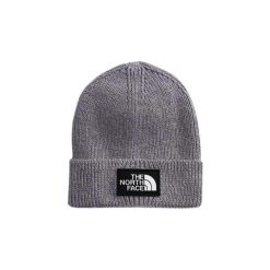 Czapka zimowa unisex The North Face LOGO BOX CUF BEANIE. Szare czapki damskie The North Face, na zimę, bez wzorów. W wyprzedaży za 119.00 zł.