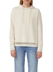 S.Oliver Bluza w kolorze kremowym rozmiar: 40. Brązowe bluzy damskie S.Oliver, s, bez wzorów, z kapturem. Za 144.95 zł.