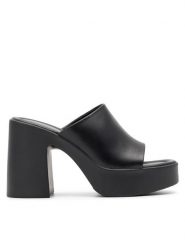 DeeZee Klapki H85819-1 Czarny. Czarne klapki damskie DeeZee, bez wzorów, z syntetyku, bez obcasa, bez zapięcia. Za 73.99 zł.