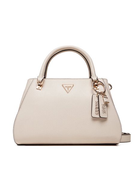 Guess Torebka Noelle II HWZG96 72070 Écru. Torebki klasyczne damskie Guess, ze skóry, bez dodatków. Za 349.99 zł.