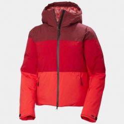 Damska kurtka narciarska Helly Hansen Nora. Czerwone kurtki damskie Helly Hansen, na zimę, s, bez wzorów, z poliesteru, bez kaptura. Za 1,141.10 zł.