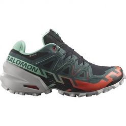 Buty do biegania damskie Salomon Speedcross 6 Gtx. Czarne obuwie sportowe damskie Salomon, z materiału, bez zapięcia, do biegania, salomon speedcross. Za 967.00 zł.